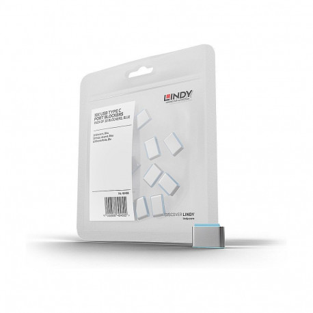 Lindy USB Type C pordilukk 10 tükki, sinine