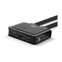 "KVM Switch Compact 2 Port HDMI USB 2.0 & Audio"
