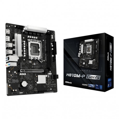 Asrock emaplaat H810M-P GEN5 DDR5 Intel S1851 90-MXBUE0-A0UAYZ retail