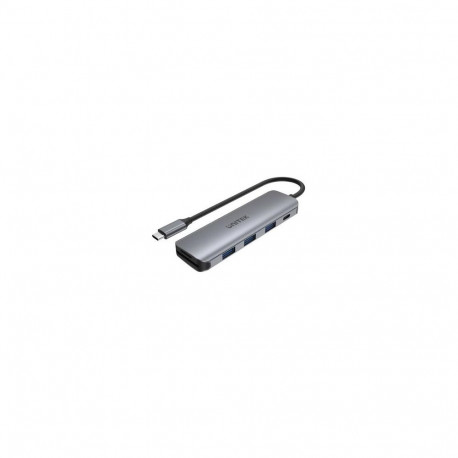 UNITEK H1107C interface hub USB 3.2 Gen 1 (3.1 Gen 1) Type-C 5000 Mbit/s Grey