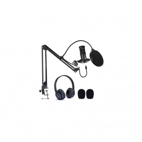 Easypix 62021 microphone Black Studio microphone