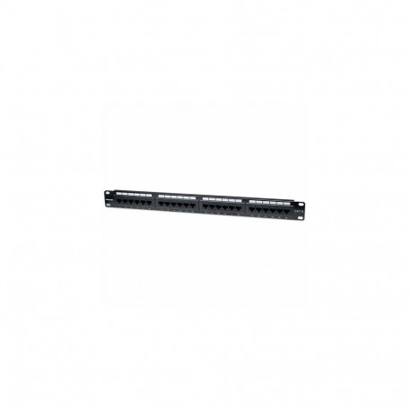 Intellinet Patch Panel, Cat6, UTP, 24-Port, 1U, Black