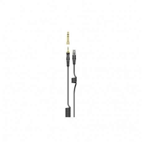 Audio Cable - Sennheiser HD 480/490 Pro Coiled Cable With Male/Female Connectors Black