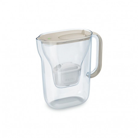Water Filter Jug - BRITA Style Essential 2.4L With 4 Maxtra Pro Cartridges Sand