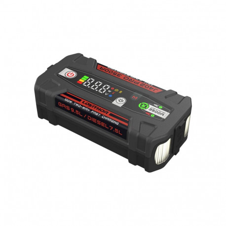 Automotive Jump Starter - Lokithor J402 Pro 3500A 88.8Wh Fast Charging Black