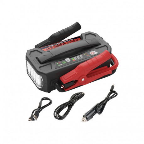 Jump Starter - Lokithor J701HD 4,000A Peak Current, 207.2Wh, LED Flashlight Black