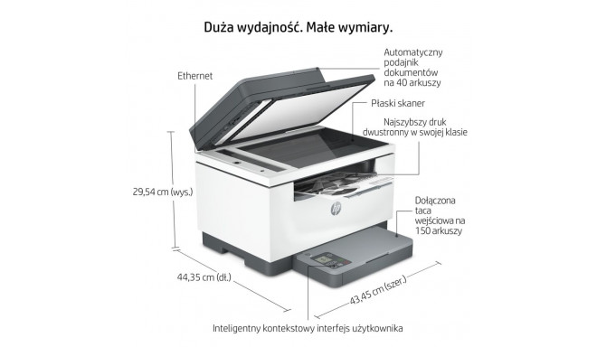 Multifunction Printer - HP LaserJet MFP M234sdn, 30 PPM, 40-Sheet ADF ...