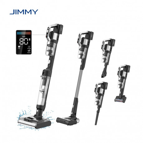 Jimmy vars- ja pesev tolmuimeja PW11 Pro Max-B juhtmevaba 460W 21.6V 40-80min, must/hõbedane