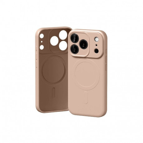 Mobiili tagakaas Mercury iPhone 17 Pro, pool-silikoon, Magsafe, Sand Pink