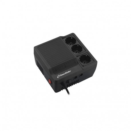 Spannungsregler PowerWalker AVR 1200 (schwarz, Überspannungsschutz, Schalter)