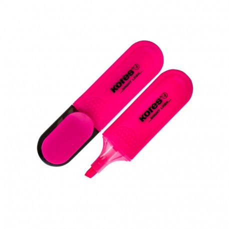 Tekstimarker KORES BRIGHT LINER, roosa (2 tk)