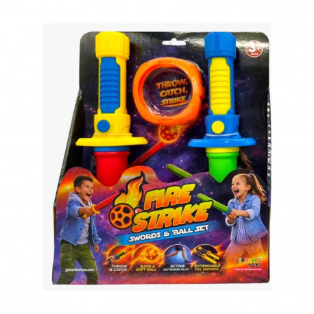 Gerardo's Toys Fire Strike mõõkade ja palli komplekt