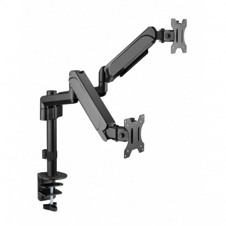 Adjustable desk 2-display mounting arm, 17 inches -32 inches, up to 9 kg