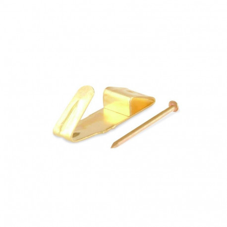 PICTURE HOOK PLAT 2/1 HOLE 27X8/14PCS