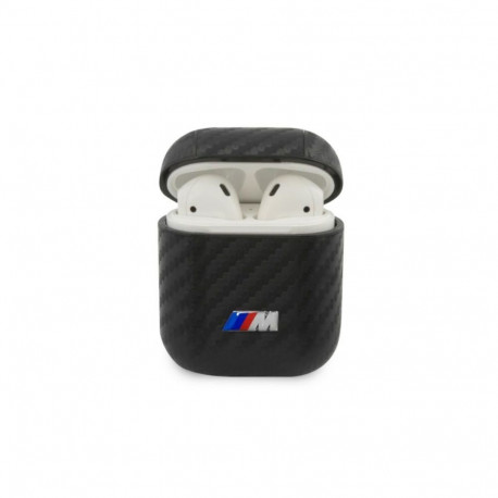 Etui BMW PU Carbon M Collection na AirPods 1 / 2 cover - czarne