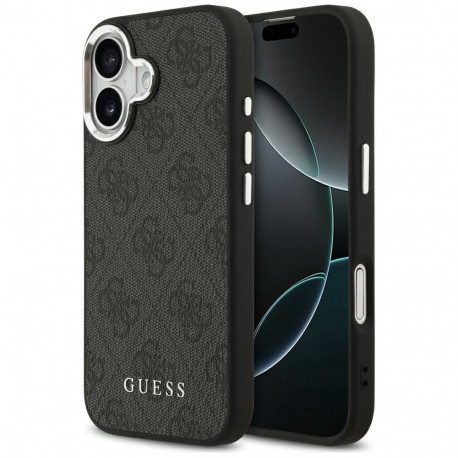 Etui Guess 4G Classic Logo MagSafe na iPhone 17 - czarne