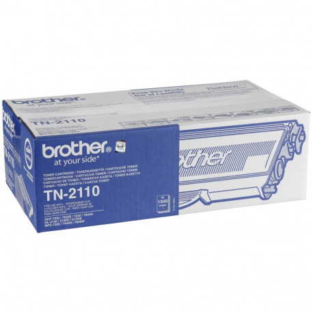 Brother TN2110 -lasertoonerikassett, must
