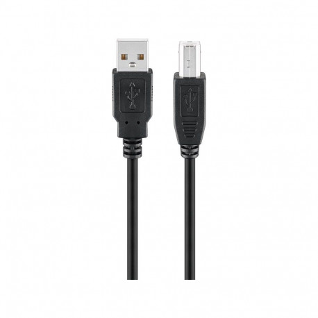 USB kaabel Wentronic USB-A - USB-B, 3m