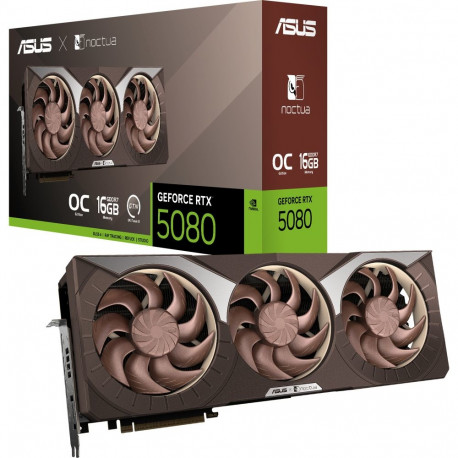 GeForce videokaart RTX 5080 Noctua OC väljaanne DLSS 4 3x DisplayPort 2x HDMI 2.1
