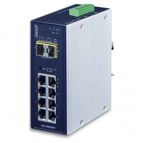 "Planet IGS-10020MT 8-Port Managed Switch"