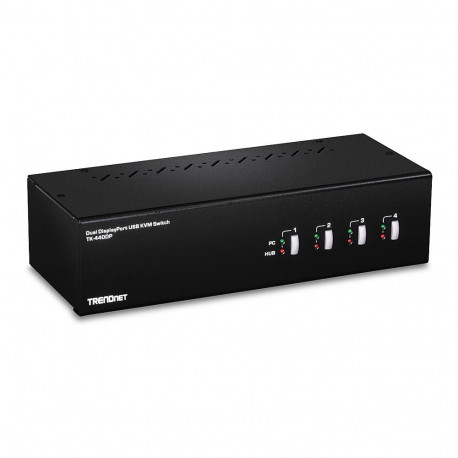 "TRENDnet TK-440DP 4-Port Dual Monitor Display Port KVM Switch"