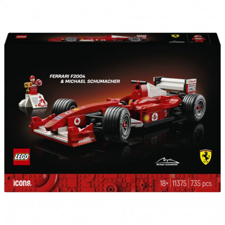 Icons 11375 Ferrari F2004 ja Michael Schumacher