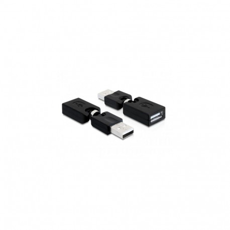DeLOCK 65260 cable gender changer USB 2.0 A Black