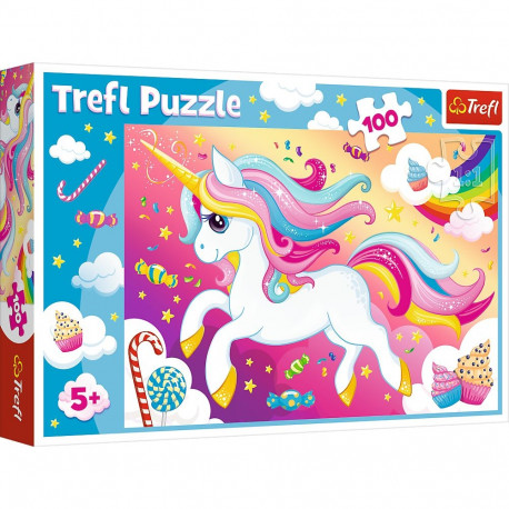 TREFL puzzle Beautiful unicorn 100 pcs