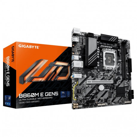 Gigabyte B860M E GEN5 | Processor family Intel | Processor socket LGA1851 | DDR5 | Number of SATA co