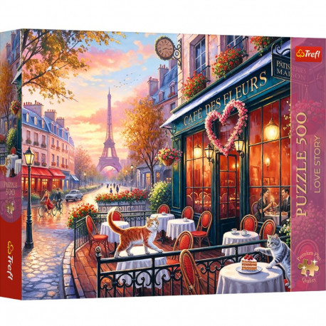 Trefl pusle 500 Premium Plus Love Story: Armastus Pariisis 37621