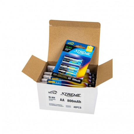 82-723# Akumulator r6 ni-mh aa 800mah xtreme do lamp solarnych 12 blistrów