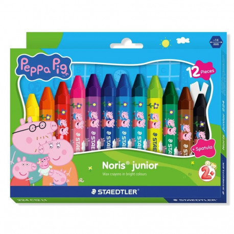 Wax crayon Noris junior Peppa Pig 12pcs box