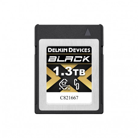 Delkin CFexpress 4.0 BLACK | Type B | R3530/W3250 1.3TB