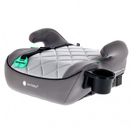 SUNBABY autoistmekõrgendaja ISOFIX LittleNestPro 125-150cm tassialusega, hall