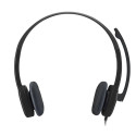 HEADSET STEREO H151/BLACK 981-000589 LOGITECH