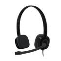 HEADSET STEREO H151/BLACK 981-000589 LOGITECH