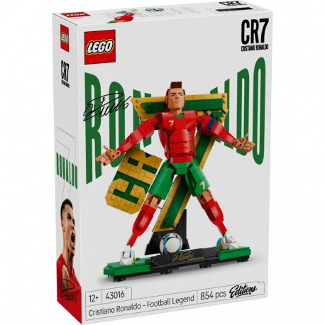 Klocki editions 43016 cristiano ronaldo - piłkarska legenda
