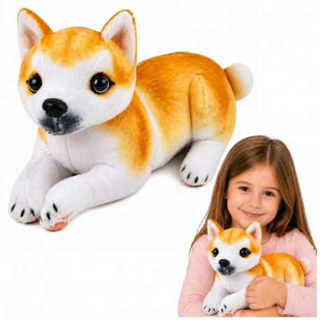 Shiba Inu pehme mängukoer 25cm