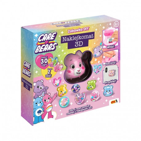 3D Care Bears kleebisemasin, roosa karu