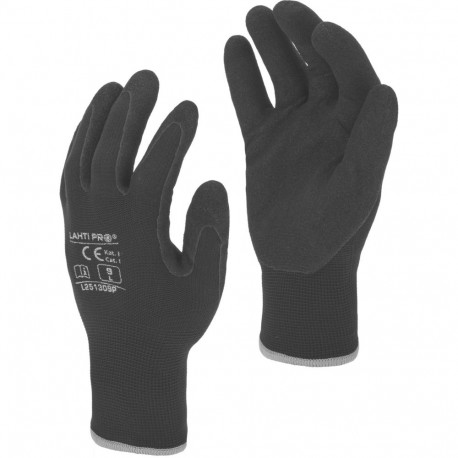 Lahti soojustatud kindad l251308p 8 CE, must