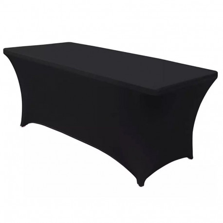 Obrus elastsest kangast laudlina cateringlauale must GreenBlue, 180x75x74cm, Spandex, GB372
