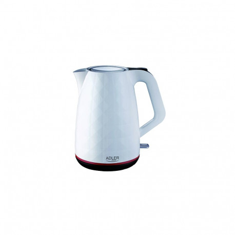 AD 1277 valge plastikust veekeetja 1,7 l
