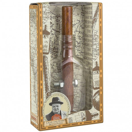 GREAT MINDS CHURCHILLS WHISKY BOTTLE