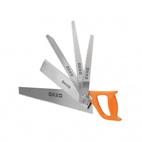 WOOD HAND SAW WITH 5PCS BLADES