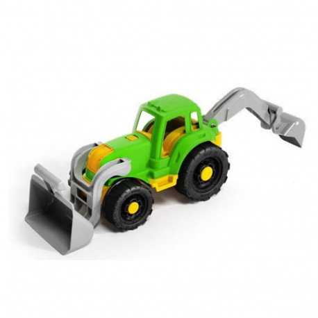 EARTHMOVING TRACTOR WITH BUCKET