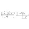 parallel hinge klamber D35 90° H=0 pehme sulgumisega