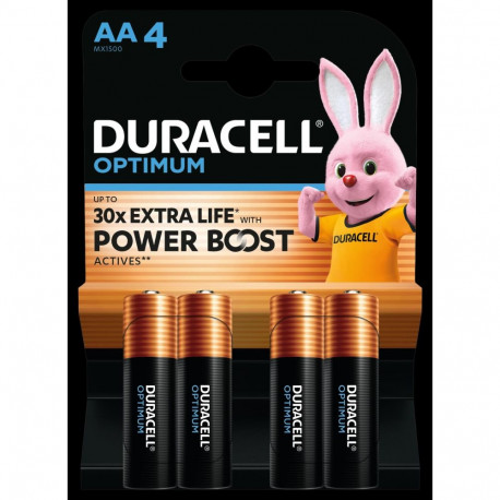 Duracell Optimum AA patareid 4 tk