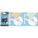 DOUBLE BRACKET 470 MM BLACK