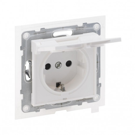 IP44 pistikupesa automaatklemmid valge