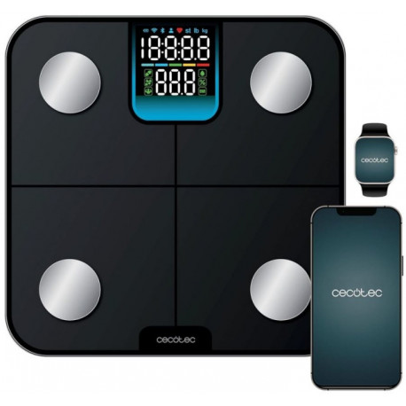 Cecotec bathroom scale HealthySmart, black